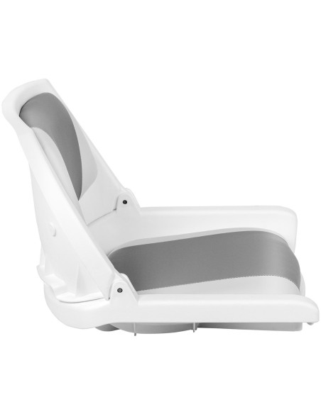Sulankstomas fotelis motorlaivui 45 x 51 x 38 cm baltai pilka