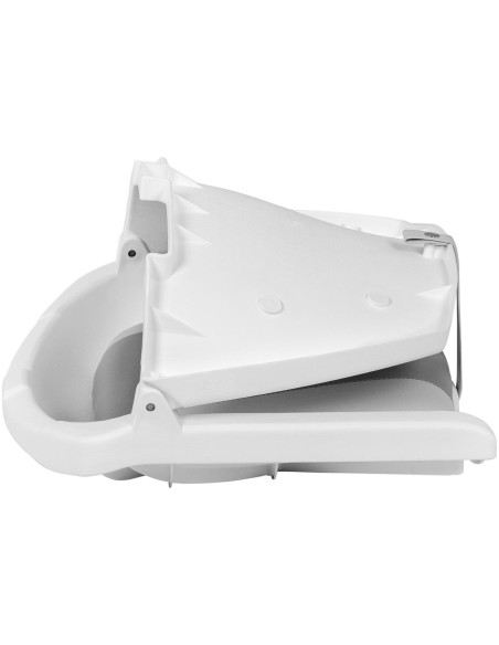 Sulankstomas fotelis motorlaivui 45 x 51 x 38 cm baltai pilka