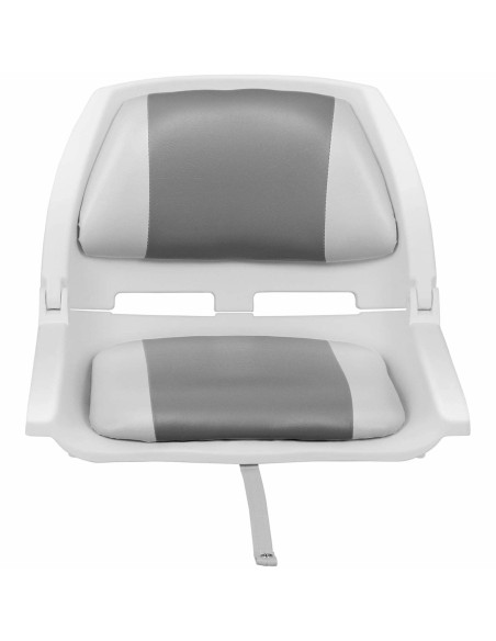 Sulankstomas fotelis motorlaivui 45 x 51 x 38 cm baltai pilka