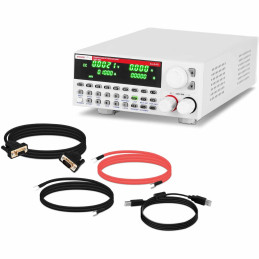 Programuojama elektroninė apkrova 0-120V 0-30A 300W USB LAN RS232