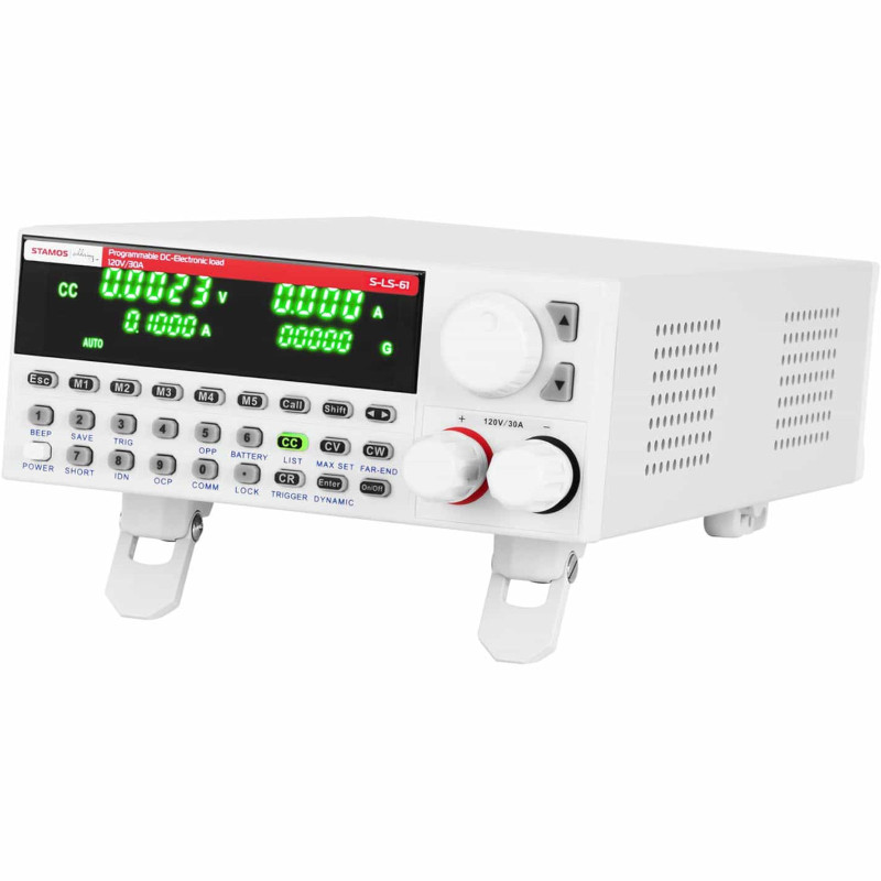 Programuojama elektroninė apkrova 0-120V 0-30A 300W USB LAN RS232