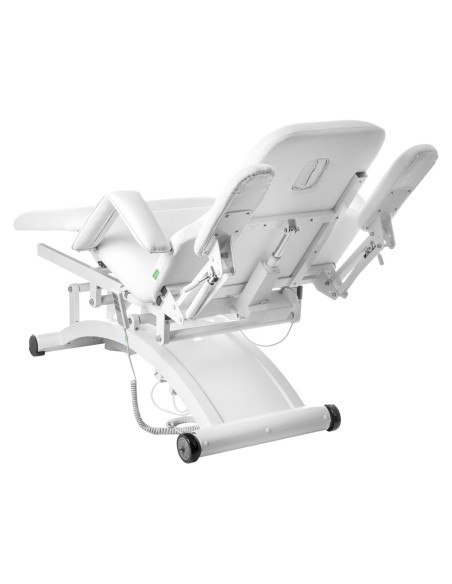 Lovos reabilitacinis masažo stalas su nuotolinio valdymo pulteliu DIVINE White Lovos reabilitacinis masažo stalas su nuotolinio valdymo pulteliu DIVINE White