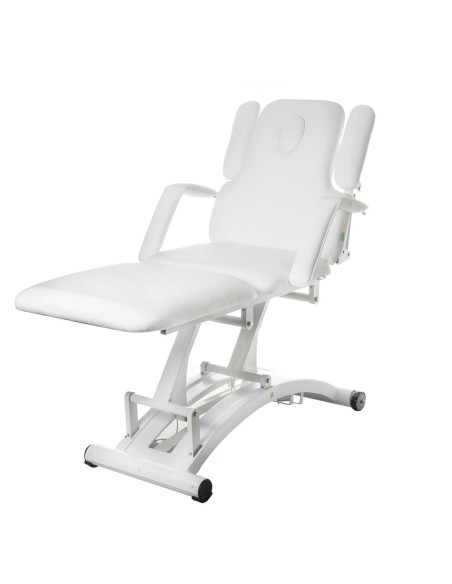 Lovos reabilitacinis masažo stalas su nuotolinio valdymo pulteliu DIVINE White Lovos reabilitacinis masažo stalas su nuotolinio valdymo pulteliu DIVINE White