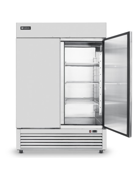 Kitchen Line 2 durų nerūdijančio plieno šaldymo spinta GN2/1 420W 1300L Kitchen Line 2 durų nerūdijančio plieno šaldymo spinta GN2/1 420W 1300L