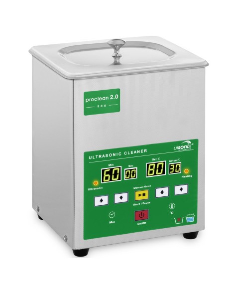 Vonios plovimo ultragarsinis valytuvas 2L Ulsonix PROCLEAN 2.0 ECO