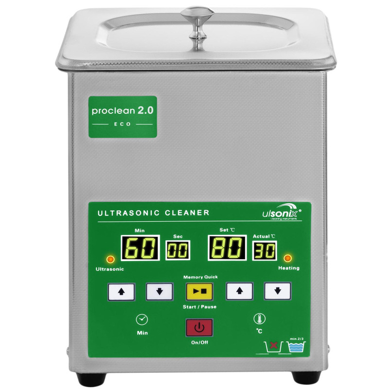 Vonios plovimo ultragarsinis valytuvas 2L Ulsonix PROCLEAN 2.0 ECO