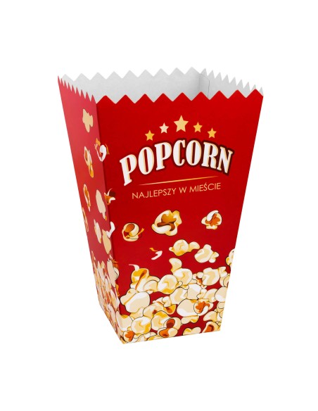Kartoninė dėžutė PopCorn 10,5x26,5x16cm MAXI 5L 50vnt. Kartoninė dėžutė PopCorn 10,5x26,5x16cm MAXI 5L 50vnt.