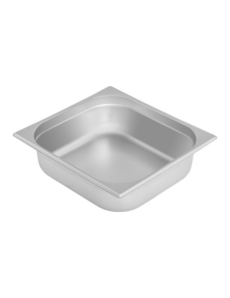 Indų plieninis gastronominis konteineris GN2/3 gylis 100 mm Indų plieninis gastronominis konteineris GN2/3 gylis 100 mm