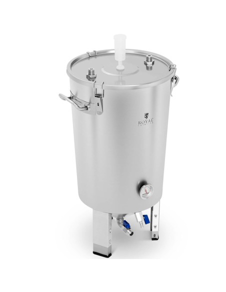 Konteinerio fermentacijos katilas alaus fermentatorius su aušintuvu 30L Konteinerio fermentacijos katilas alaus fermentatorius su aušintuvu 30L
