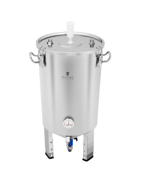 Konteinerio fermentacijos katilas alaus fermentatorius su aušintuvu 30L Konteinerio fermentacijos katilas alaus fermentatorius su aušintuvu 30L