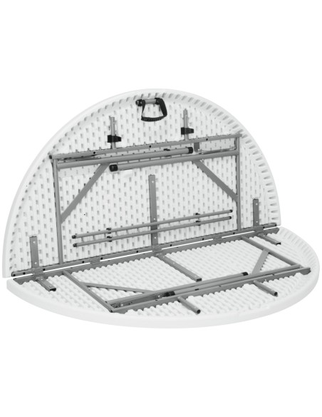 Apvalus sulankstomas maitinimo stalas iki 250 kg skersmens. 1500 x 740 mm – Hendi 810996