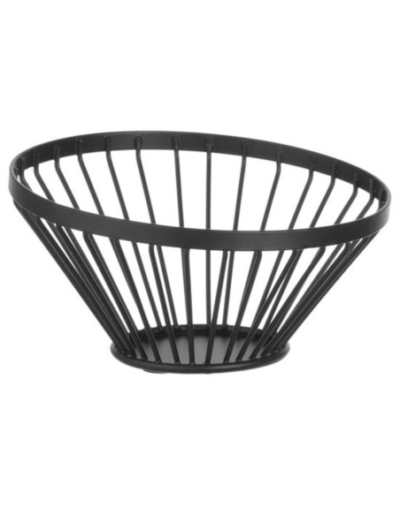 Krepšinis vielinis vaisių dubuo juodas su matiniu skersmuo. 150 mm – Hendi 427095