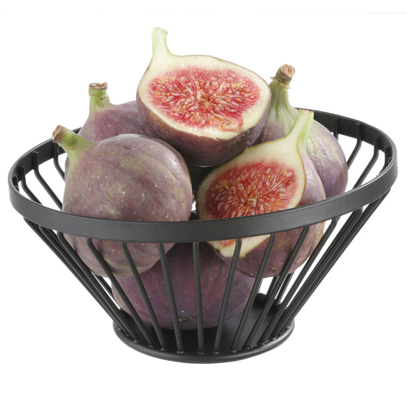 Krepšinis vielinis vaisių dubuo juodas su matiniu skersmuo. 150 mm – Hendi 427095