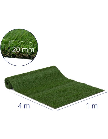 Dirbtinė žolė terasos balkonui minkšta 20 mm 13/10 cm 100 x 400 cm Dirbtinė žolė terasos balkonui minkšta 20 mm 13/10 cm 100 x 400 cm