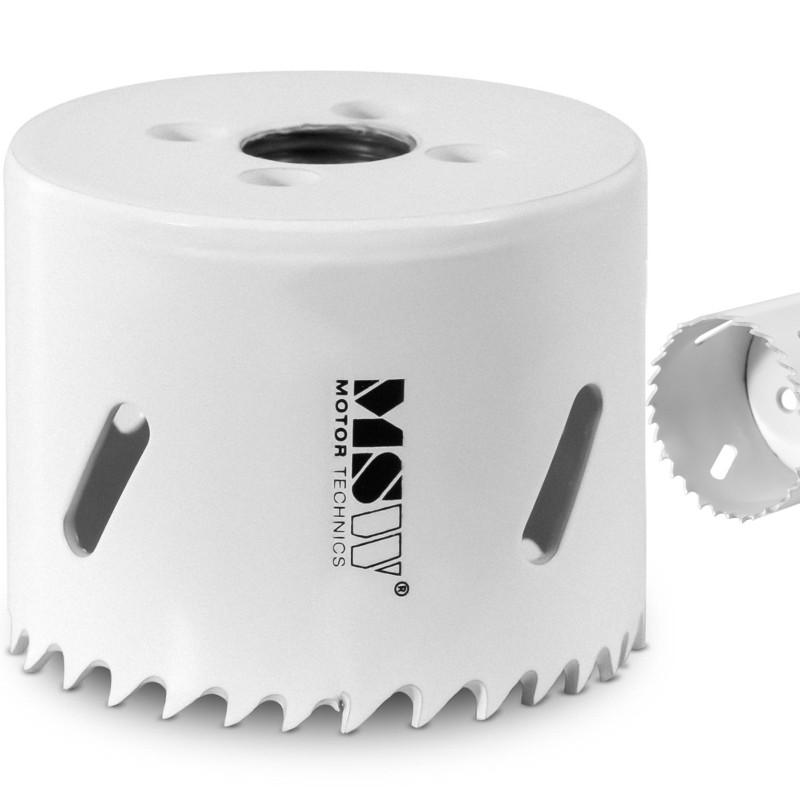 Dviejų metalų skylių pjūklo grąžtas metaliniam medienos plastikui sk. 57 mm