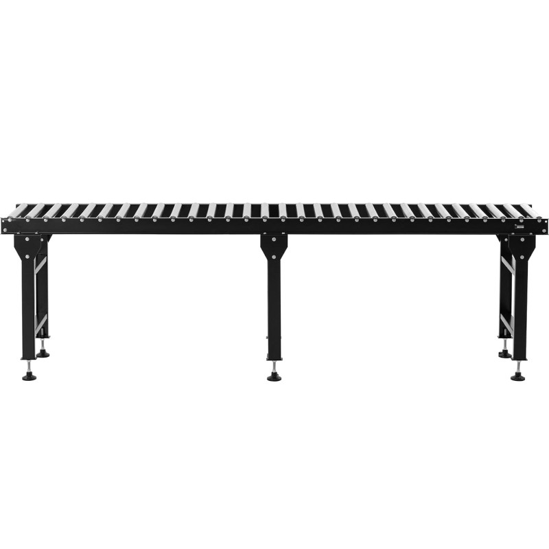Tiektuvo transportavimo ritininis stalas 30 rulonų iki 400 kg 300 x 51 x 96 cm