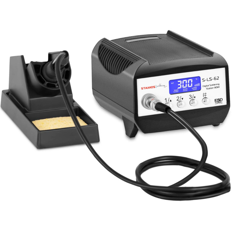 Skaitmeninė ESD LCD 150-450C 80 W litavimo stotelė Skaitmeninė ESD LCD 150-450C 80 W litavimo stotelė