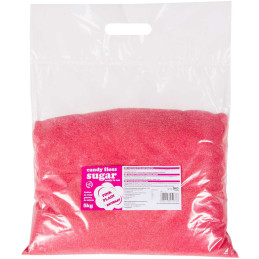 Spalvotas cukrus cukraus vatai raudonas natūralaus skonio 5kg