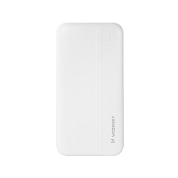 Powerbank Li-Po 10000mAh 2xUSB balta