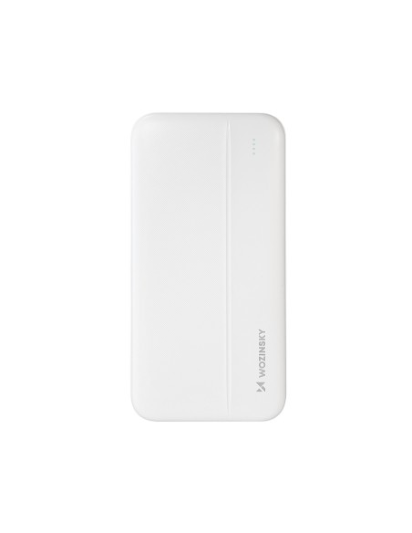 Powerbank Li-Po 10000mAh 2xUSB balta