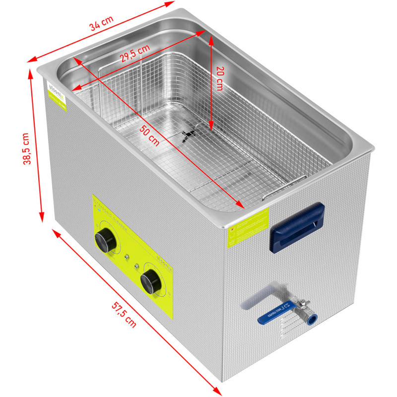 Plovimo ultragarsinis vonios valytuvas 30 l 600 W