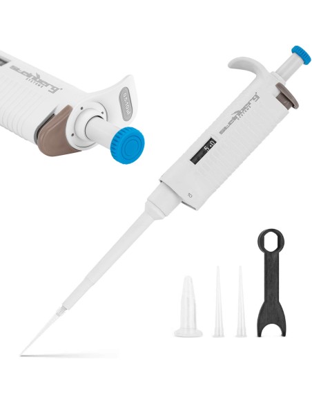 Vieno kanalo laboratorinė pipetė 0,0005-0,01 ml Vieno kanalo laboratorinė pipetė 0,0005-0,01 ml
