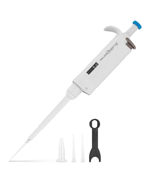 Vieno kanalo laboratorinė pipetė 0,0005-0,01 ml Vieno kanalo laboratorinė pipetė 0,0005-0,01 ml