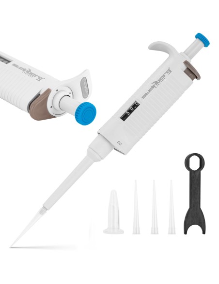 Vieno kanalo laboratorinė pipetė 0,005-0,05 ml Vieno kanalo laboratorinė pipetė 0,005-0,05 ml