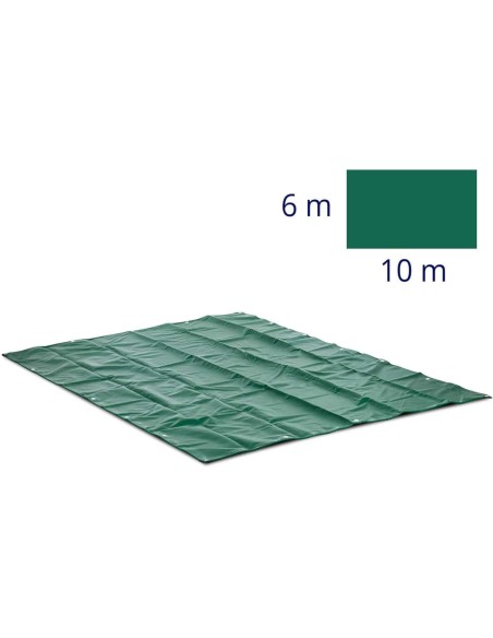 Brezento apsauginė danga su PVC ąselėmis 650 g/m2 1000 x 600 cm Brezento apsauginė danga su PVC ąselėmis 650 g/m2 1000 x 600 cm