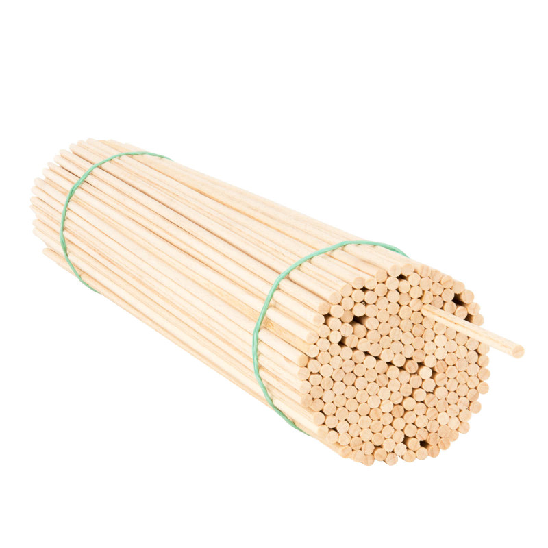Buko cukraus vatos lazdelės 40cm/4mm su PZH sertifikatu 200vnt
