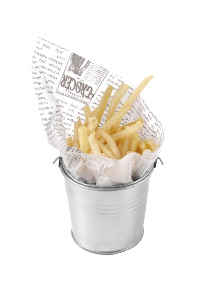 Miniatiūrinis plieninis kaušas su rankena sk. 100 mm