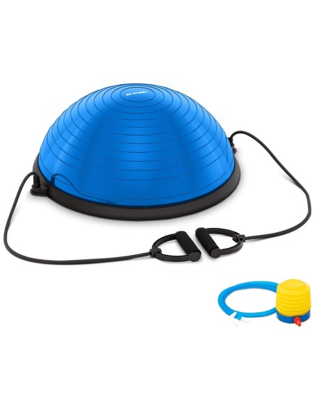 Balansinis kamuolys, skirtas pusiausvyros treniruotėms su virvėmis