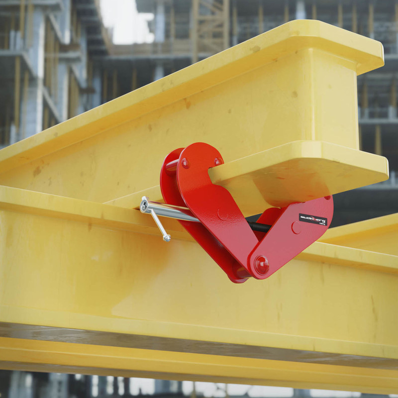 Sijos laikiklio prispaudimo gnybto plotis 75-195 mm 1000 kg 1T