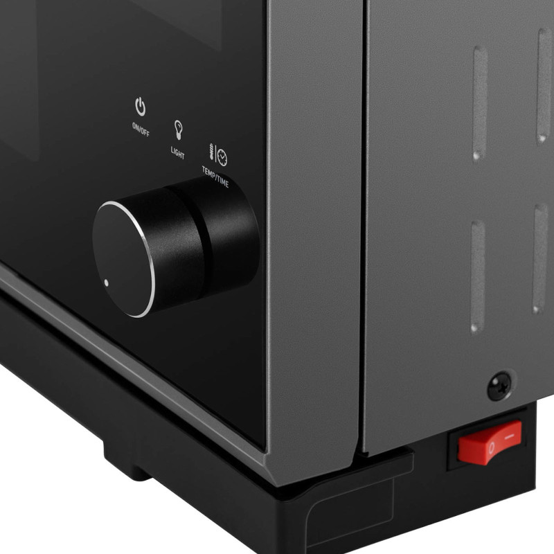 Gastronominė konvekcinė orkaitė su garų funkcija 3 lygių plieninė 2100 W