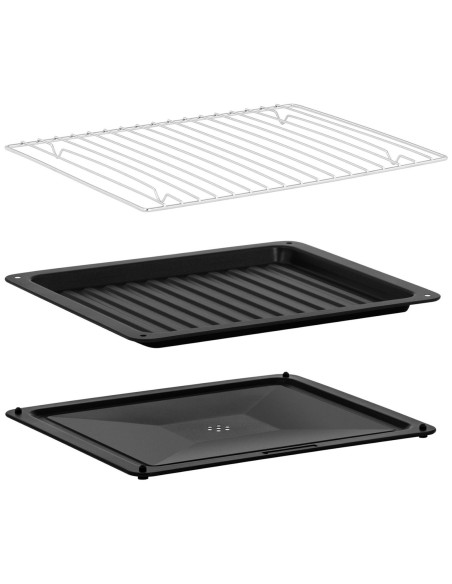 Gastronominė konvekcinė orkaitė su garų funkcija 3 lygių plieninė 2100 W