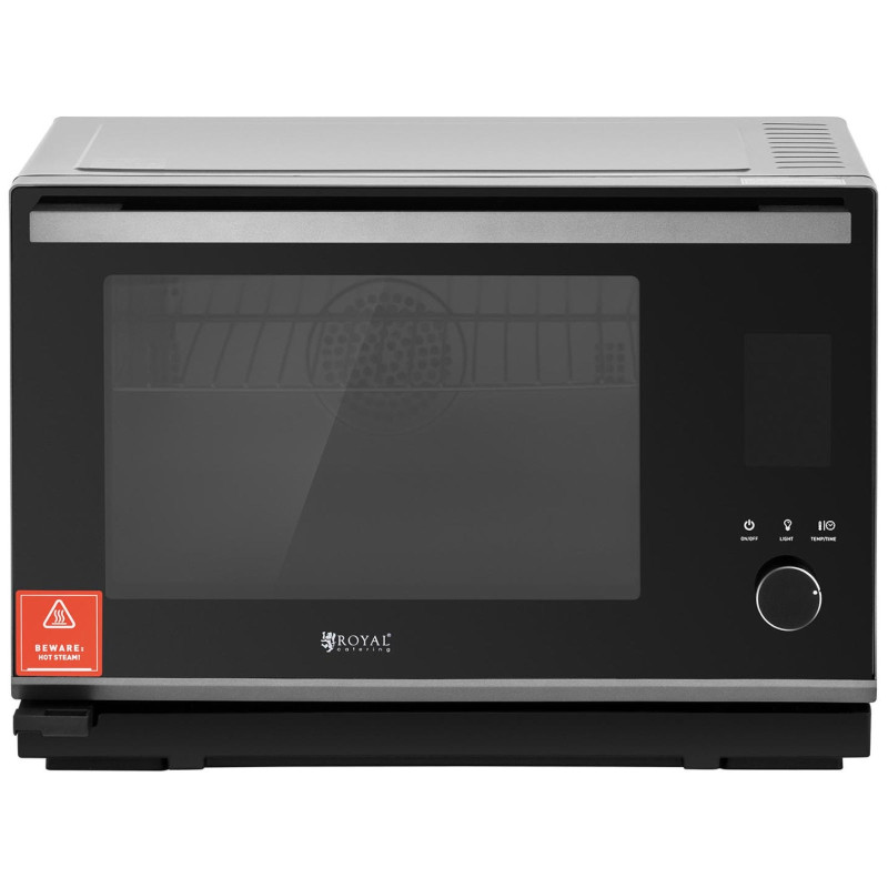 Gastronominė konvekcinė orkaitė su garų funkcija 3 lygių plieninė 2100 W