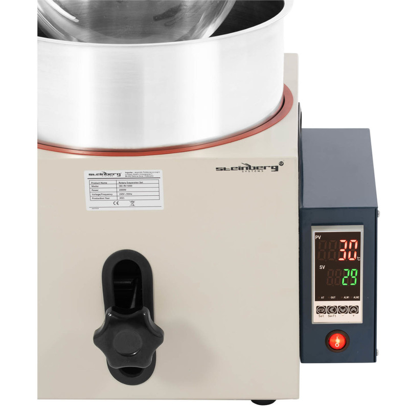 Laboratorinis rotacinis vakuuminis garintuvas 2L 120rpm 40W