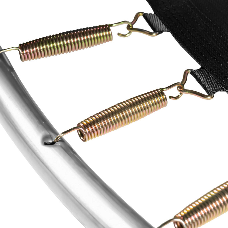 Sodo batutas vaikams suaugusiems su išorinio tinklo skersmuo. Nuo 244 cm iki 100 kg