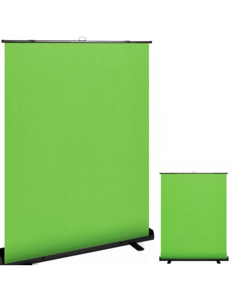 Fotografinis fonas GREEN SCREEN nešiojamos išskleidžiamos grindys 166,2x199 cm Fotografinis fonas GREEN SCREEN nešiojamos išskleidžiamos grindys 166,2x199 cm
