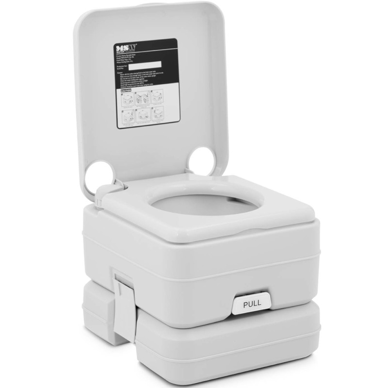 Nešiojamas kempingo tualetas 10 l