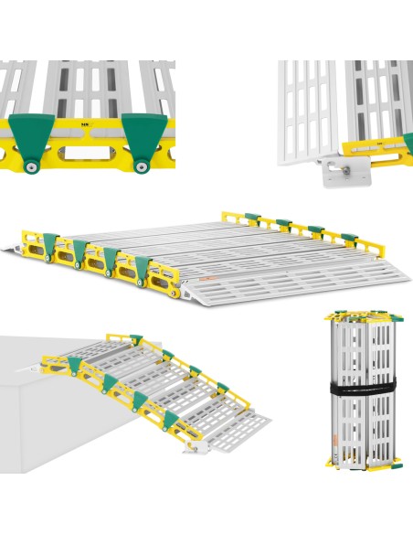 Nešiojama sulankstoma rampa iki 500 kg 1050 x 762 mm Nešiojama sulankstoma rampa iki 500 kg 1050 x 762 mm