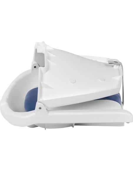 Fotelis, sulankstoma sėdynė motorinėms valtims, žema 45 x 51 x 38 cm, balta ir mėlyna Fotelis, sulankstoma sėdynė motorinėms valtims, žema 45 x 51 x 38 cm, balta ir mėlyna