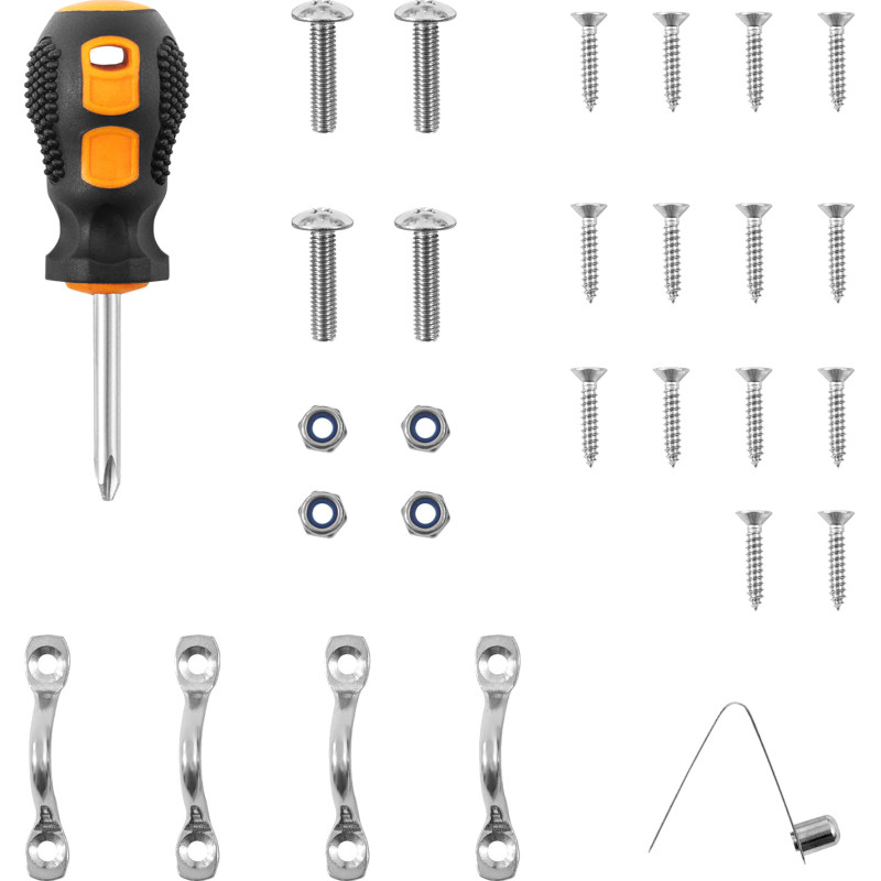 Baldakimo bimini viršus valtims 3 arkos 178 x 175 x 116 cm kobalto