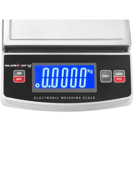 Virtuvinės stalo svarstyklės su vienetų skaičiavimu LCD 5000 / 1 g Virtuvinės stalo svarstyklės su vienetų skaičiavimu LCD 5000 / 1 g