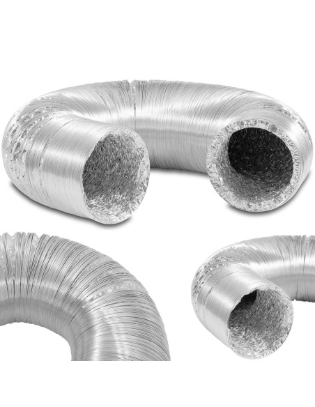 Vamzdis oro kondicionavimo ventiliacijai, aliuminio, sk. 125mm ilgis 10m Vamzdis oro kondicionavimo ventiliacijai, aliuminio, sk. 125mm ilgis 10m