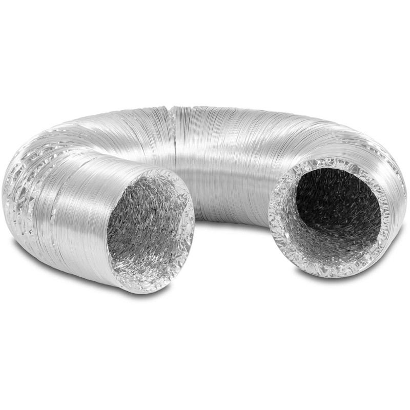 Vamzdis oro kondicionavimo ventiliacijai, aliuminio, sk. 125mm ilgis 10m