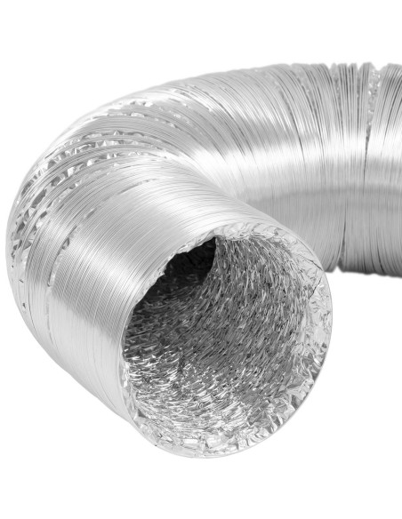 Vamzdis oro kondicionavimo ventiliacijai, aliuminio, sk. 125mm ilgis 10m Vamzdis oro kondicionavimo ventiliacijai, aliuminio, sk. 125mm ilgis 10m