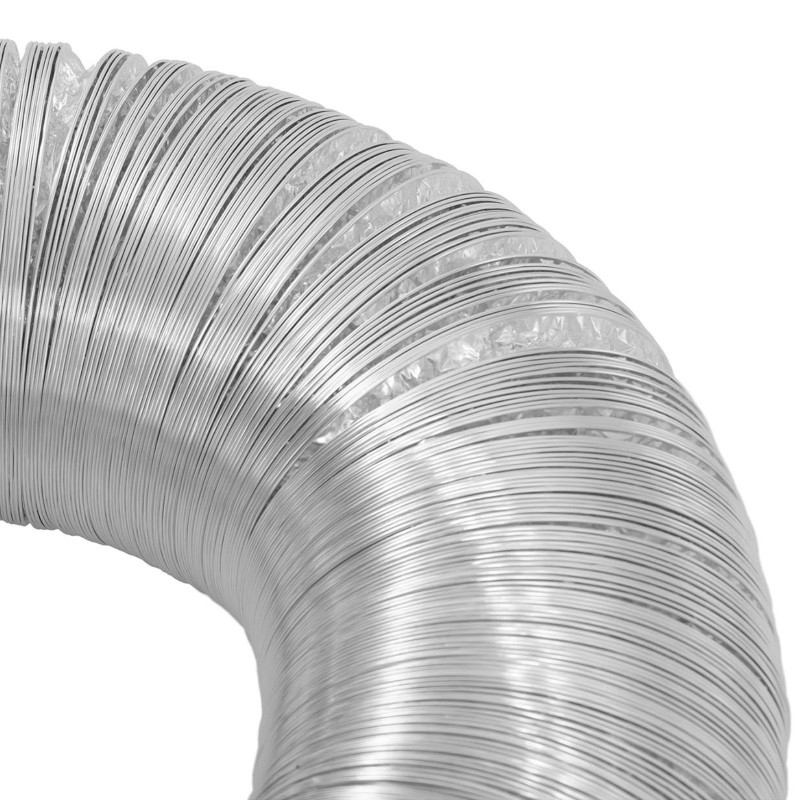 Vamzdis oro kondicionavimo ventiliacijai, aliuminio, sk. 125mm ilgis 10m
