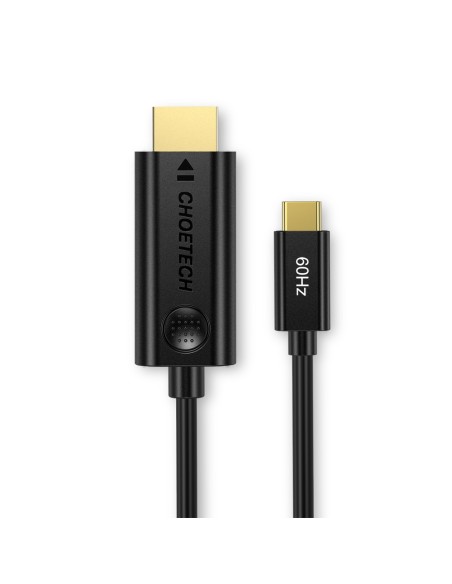 Adapterio kabelis USB Type C – HDMI 2.0 4K 60Hz 1.8m juodas Adapterio kabelis USB Type C – HDMI 2.0 4K 60Hz 1.8m juodas