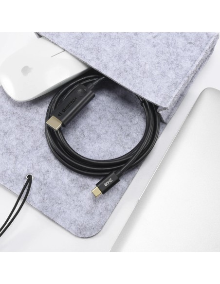 Adapterio kabelis USB Type C – HDMI 2.0 4K 60Hz 1.8m juodas Adapterio kabelis USB Type C – HDMI 2.0 4K 60Hz 1.8m juodas